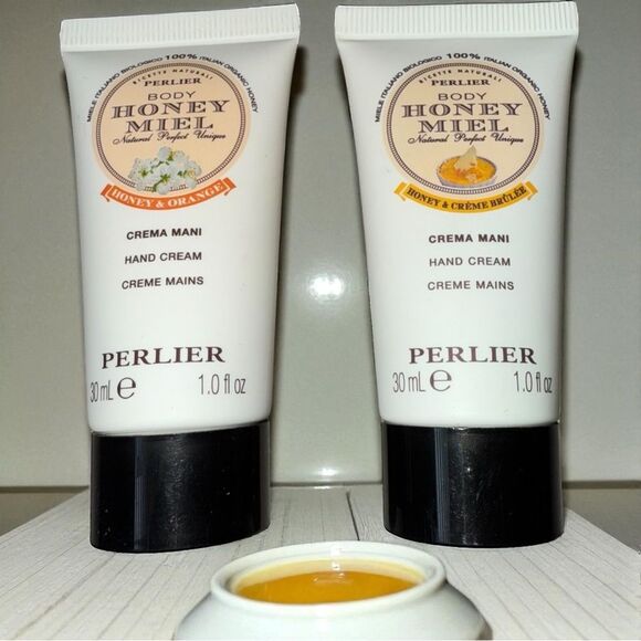 New and Sealed 3 Perlier Honey Miel Hand Cream - Picture 3 of 4